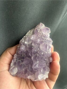 Natural Amethyst Cluster - Purple Crystal Home Accent